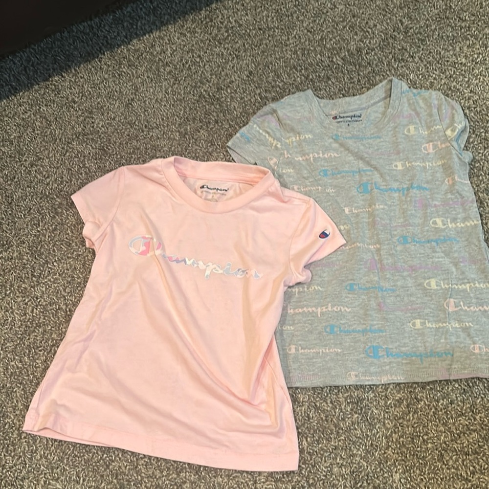 Champion girls short sleeve 5 & 6